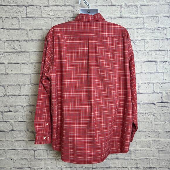 Brooks Brothers Shirt Mens Size XL Non Iron Supima Cotton Red Plaid Button Down - Picture 2 of 11
